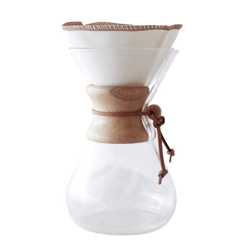 CoffeeSock â€™The Originalâ€™ Reusable 100% Organic Cotton Coffee Filters - 2 pack - Fits ChemexÂ® Filters 6-13 cup Half Moon | Coffee Sock Cloth Coffee Filter | Organic Cotton Alternative - Eco-Friendly - Image 4